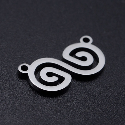 Infinity connector two color variants surgical steel