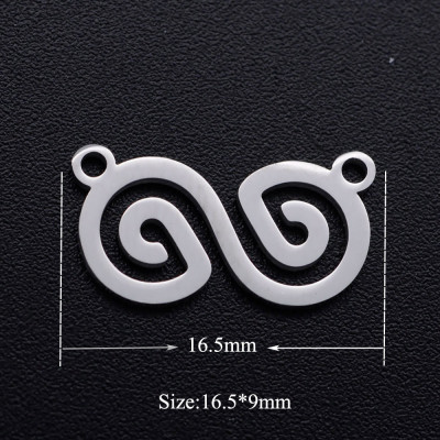 Infinity connector two color variants surgical steel