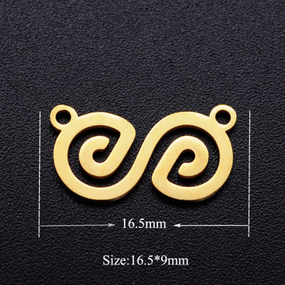 Infinity connector two color variants surgical steel