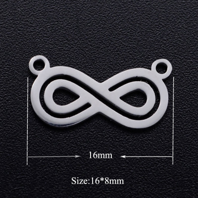 Infinity connector two color variants surgical steel