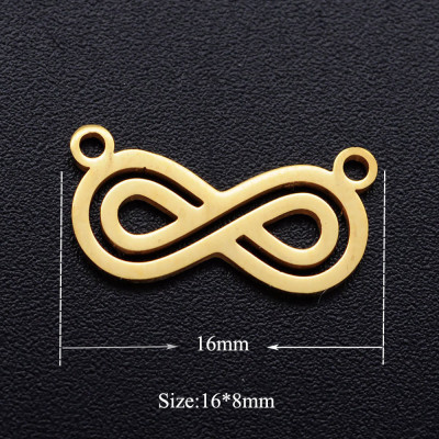 Infinity connector two color variants surgical steel