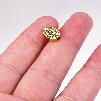 Korálek Strážný anděl chirurgická ocel dvě barevné varianty