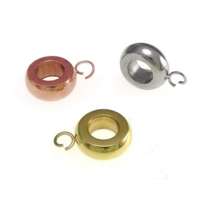 Bead with surgical steel eye 3 color variants