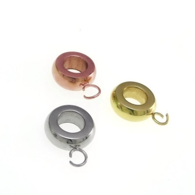 Bead with surgical steel eye 3 color variants