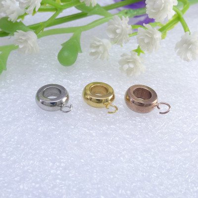 Bead with surgical steel eye 3 color variants