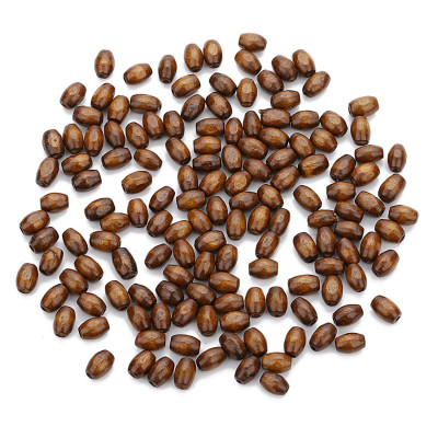 Wooden beads 8 x 5.5mm rice