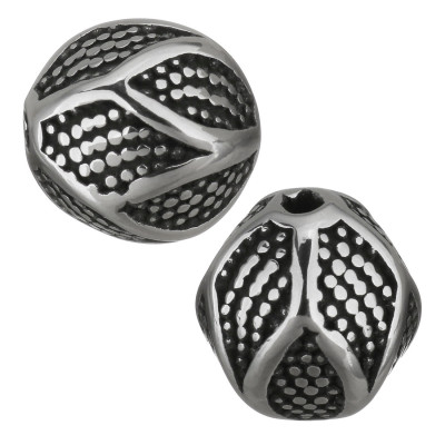 Surgical steel bead