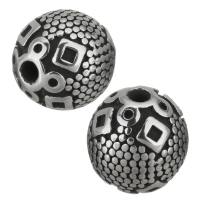 Surgical steel bead