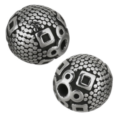 Surgical steel bead