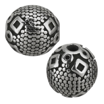 Surgical steel bead
