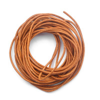 Genuine cowhide strap round diameter 3mm