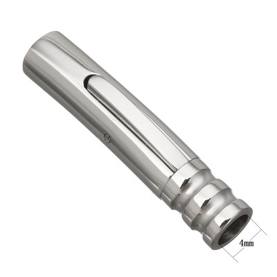 Bayonet fastening with 4mm draw-through of surgical steel