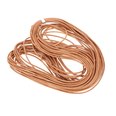 Genuine cowhide strap, round diameter 1.5 mm