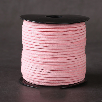 PU cord strip 2.4 mm covered with velvet