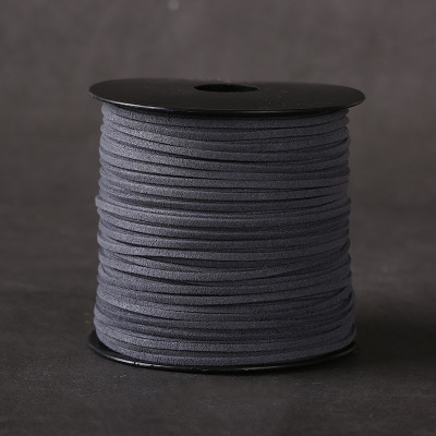 PU cord strip 2.4 mm covered with velvet