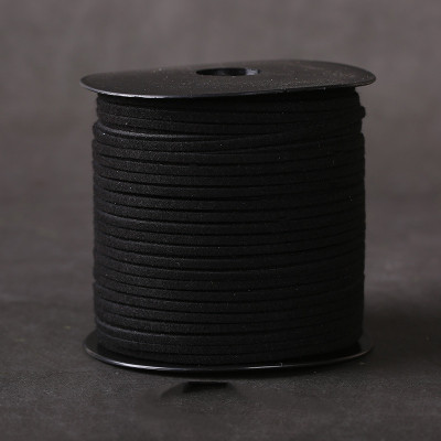 PU kord proužek 2,4mm potažený sametem