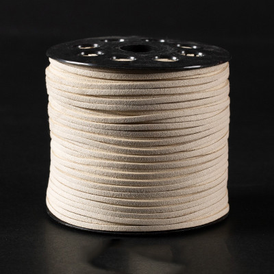 PU kord proužek 2,4mm potažený sametem