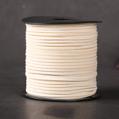 PU cord strip 2.4 mm covered with velvet