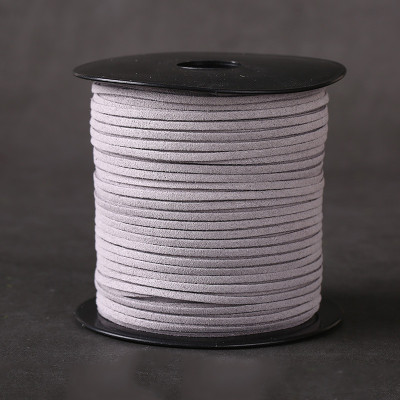 PU cord strip 2.4 mm covered with velvet