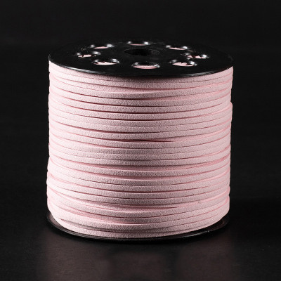 PU cord strip 2.4 mm covered with velvet