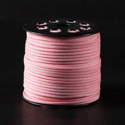 PU cord strip 2.4 mm covered with velvet