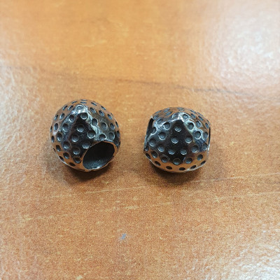 Strawberry bead made of surgical steel