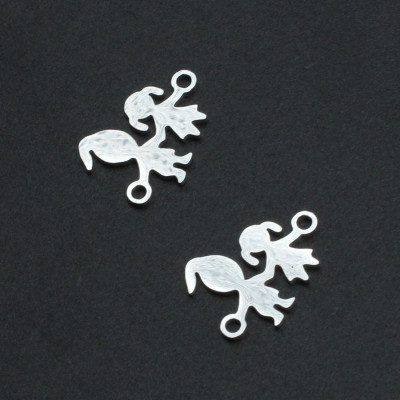 Connector Mom and girl in two color variants made of surgical steel