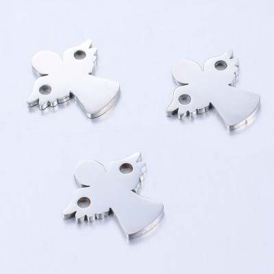 Angel connector, two color options, surgical steel