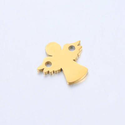 Angel connector, two color options, surgical steel