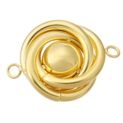 Spiral connector with ball, three color options, surgical steel