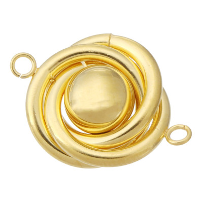 Spiral connector with ball, three color options, surgical steel