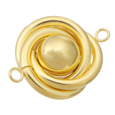 Spiral connector with ball, three color options, surgical steel