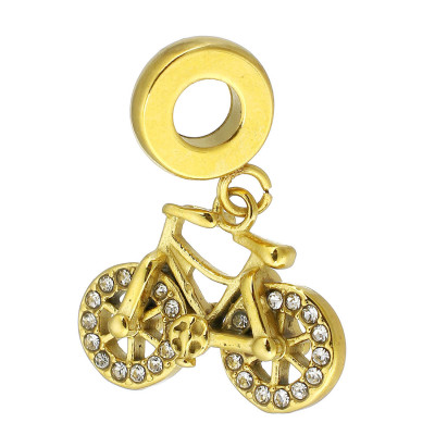 Eyelet with pendant round surgical steel two color variants