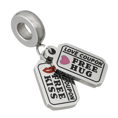 Eyelet voucher for FREE HUG and FREE KISS surgical steel