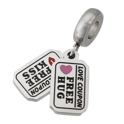 Eyelet voucher for FREE HUG and FREE KISS surgical steel