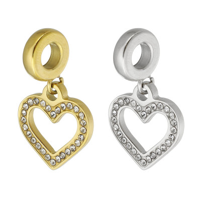 Eyelet HEART two color variants surgical steel
