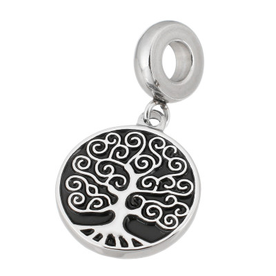 Eyelet with tree of life surgical steel