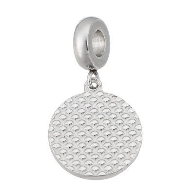 Eyelet with tree of life surgical steel