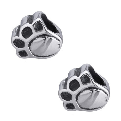 Surgical steel paw bead