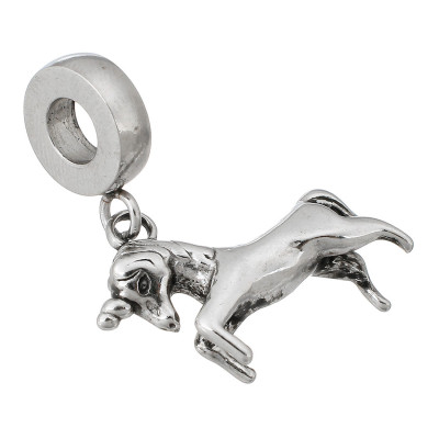 Surgical steel unicorn pendant