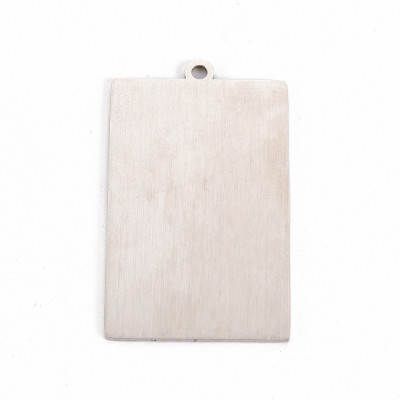 Tarot card pendant - surgical steel tower