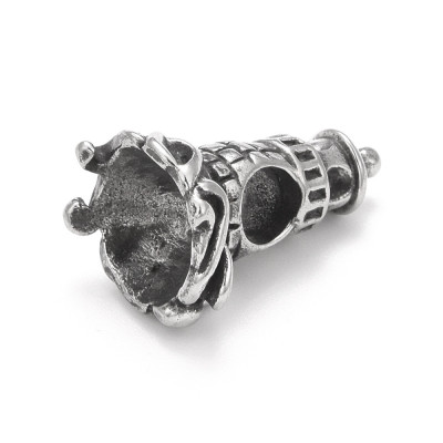 Korálek s velkým průvlekem maják z chirurgické oceli