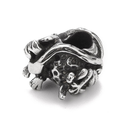 Bead two frogs hidden under a sheet of surgical steel