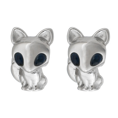 Leaflet bead, surgical steel, two color variants