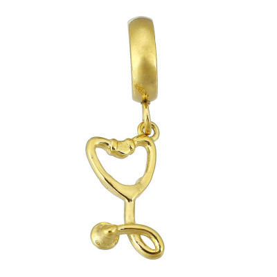 Eyelet with pendant stethoscope surgical steel