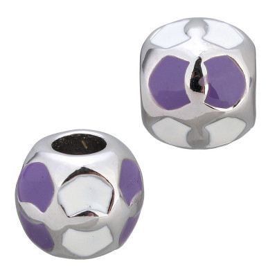 Large bead with two types of beads, surgical steel