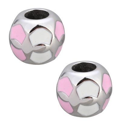 Korálek s růžovým emailem