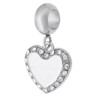 Eyelet with HEART cardiograph surgical steel three color variants