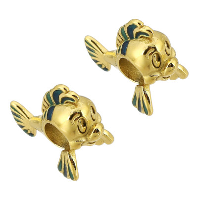 FISH bead made of surgical steel TWO VARIANTS