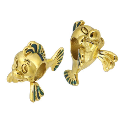 FISH bead made of surgical steel TWO VARIANTS